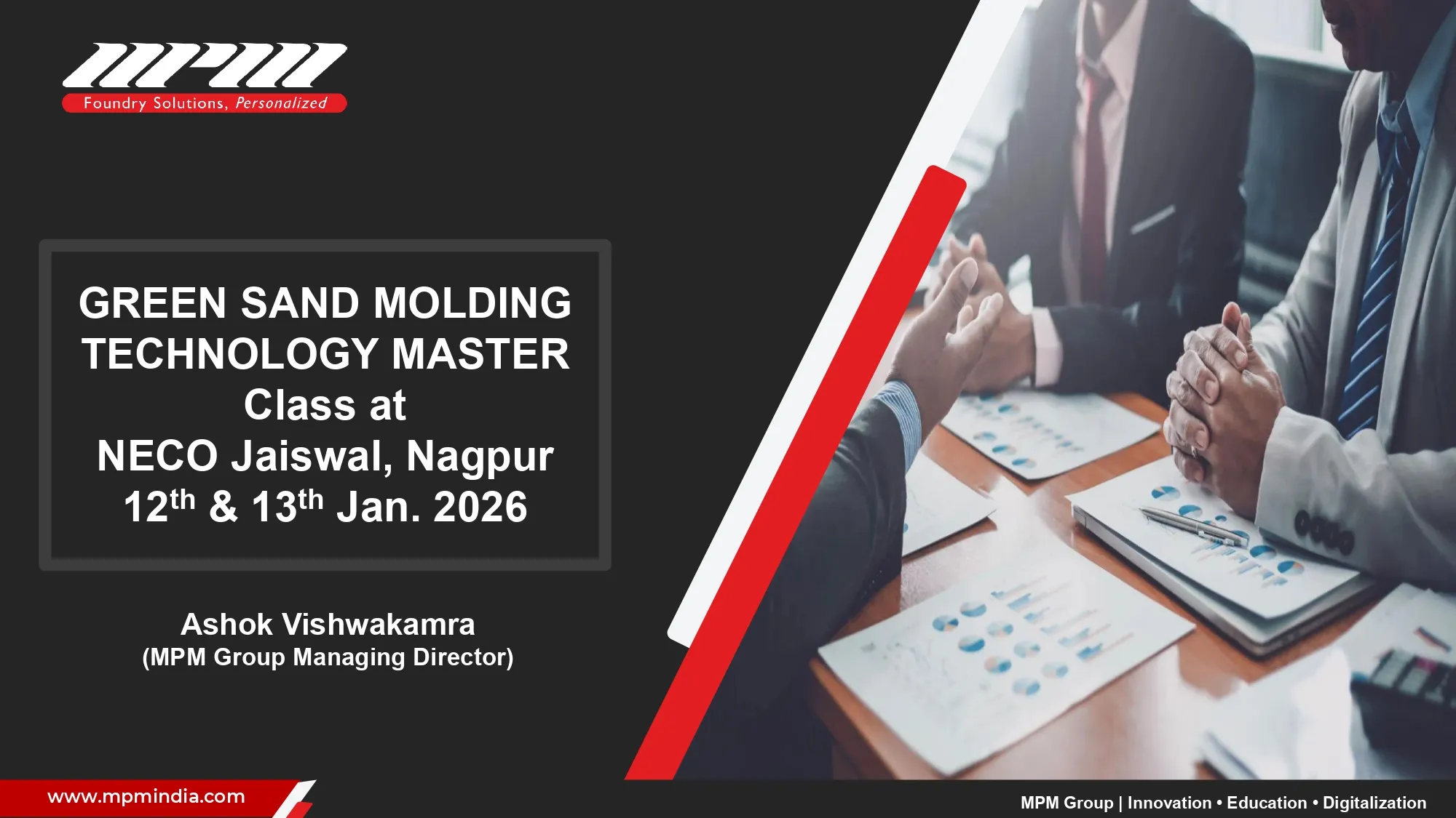 Masterclass on Green Sand Moulding Technology & Casting Defect Prevention