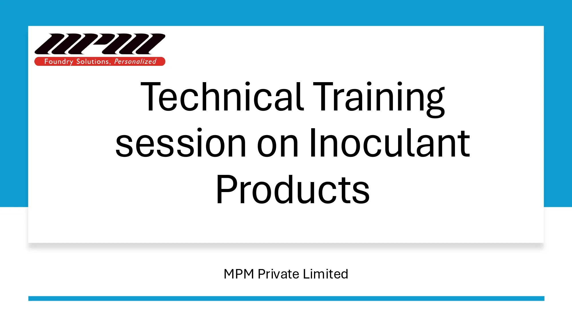 Technical Training session on Inoculant Products