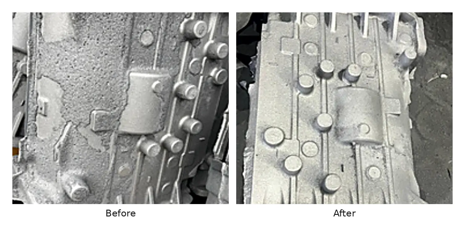 Eliminating Flange-Casting Sand Fusion with Lustron HPL