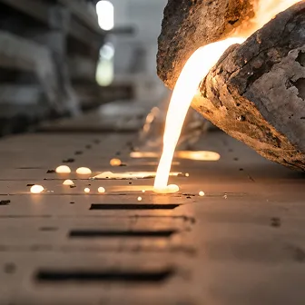 molten-metal-pouring-in-foundry
